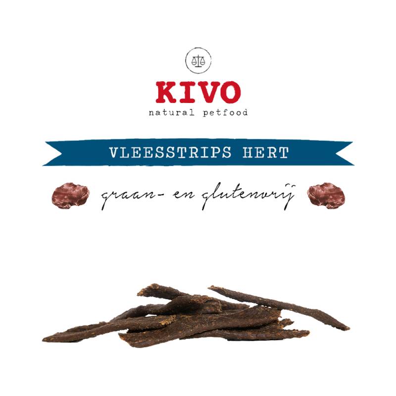 Kivo Fleischstreifen Wild - 2 x 200 g von Kivo