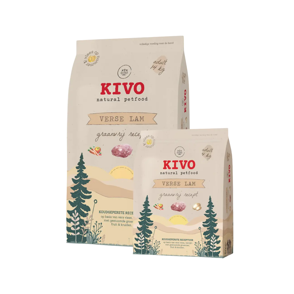 Kivo Frisches Lamm getreidefrei - 4 kg von Kivo