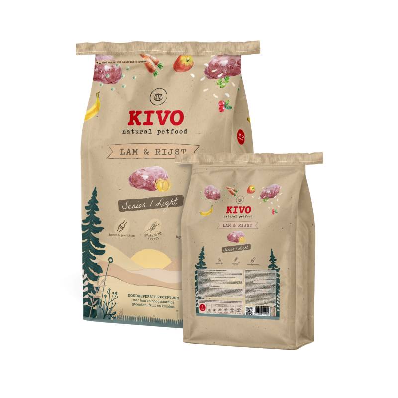 Kivo Lamm und Reis weizenglutenfrei - 2 x 4 kg von Kivo