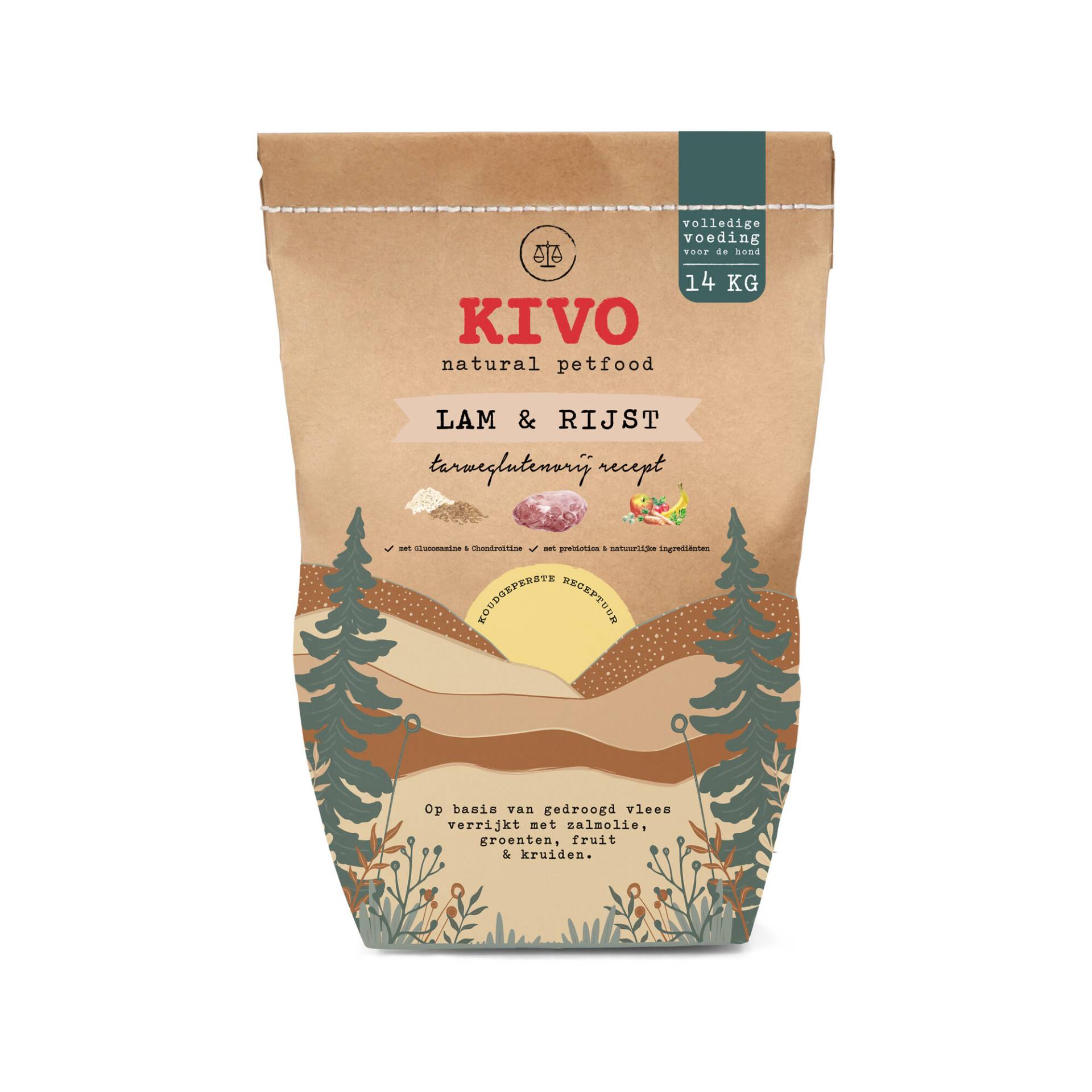 Kivo Lamm und Reis weizenglutenfrei - 2 x 4 kg von Kivo