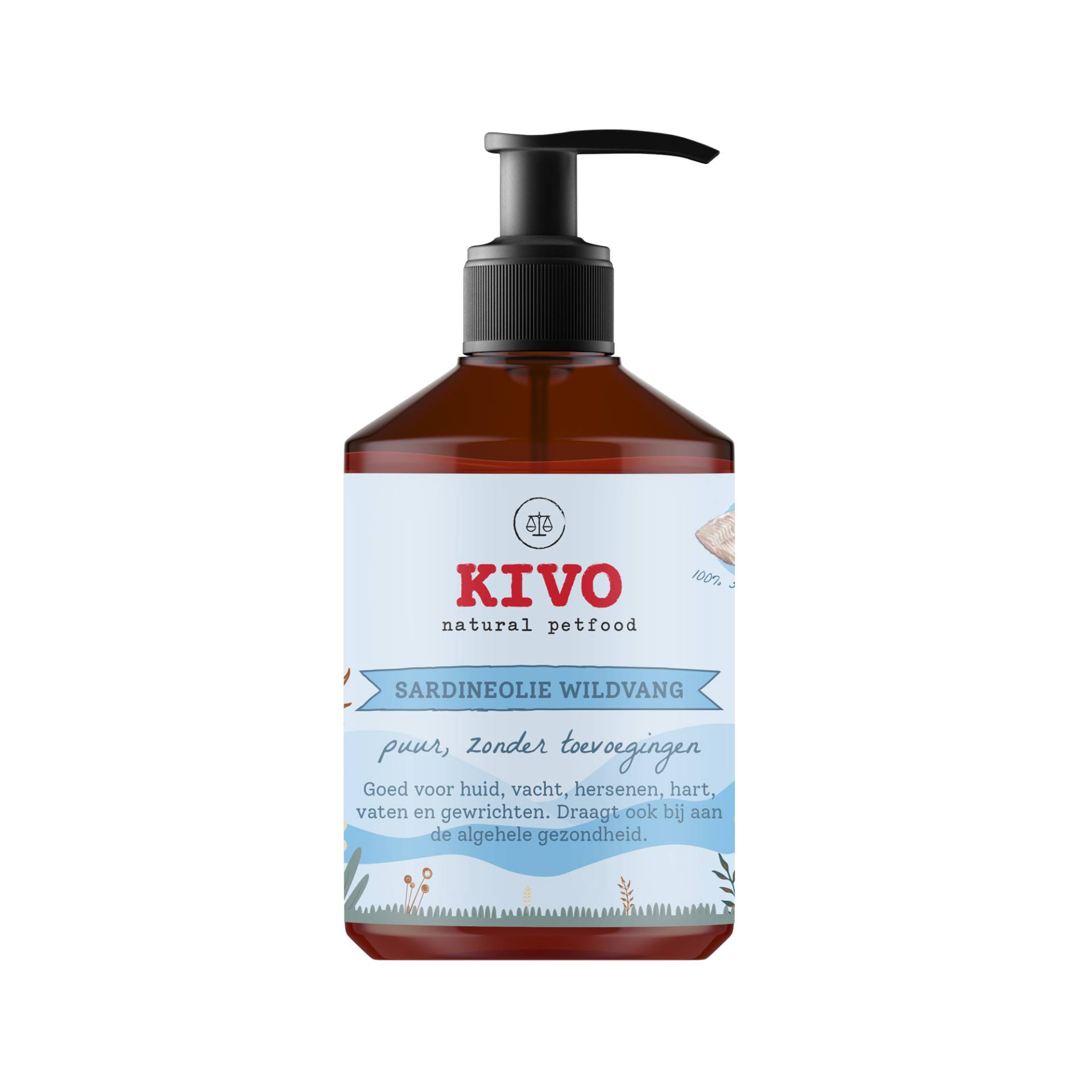 Kivo Petfood Sardinenöl Wildfang - 500 ml von Kivo
