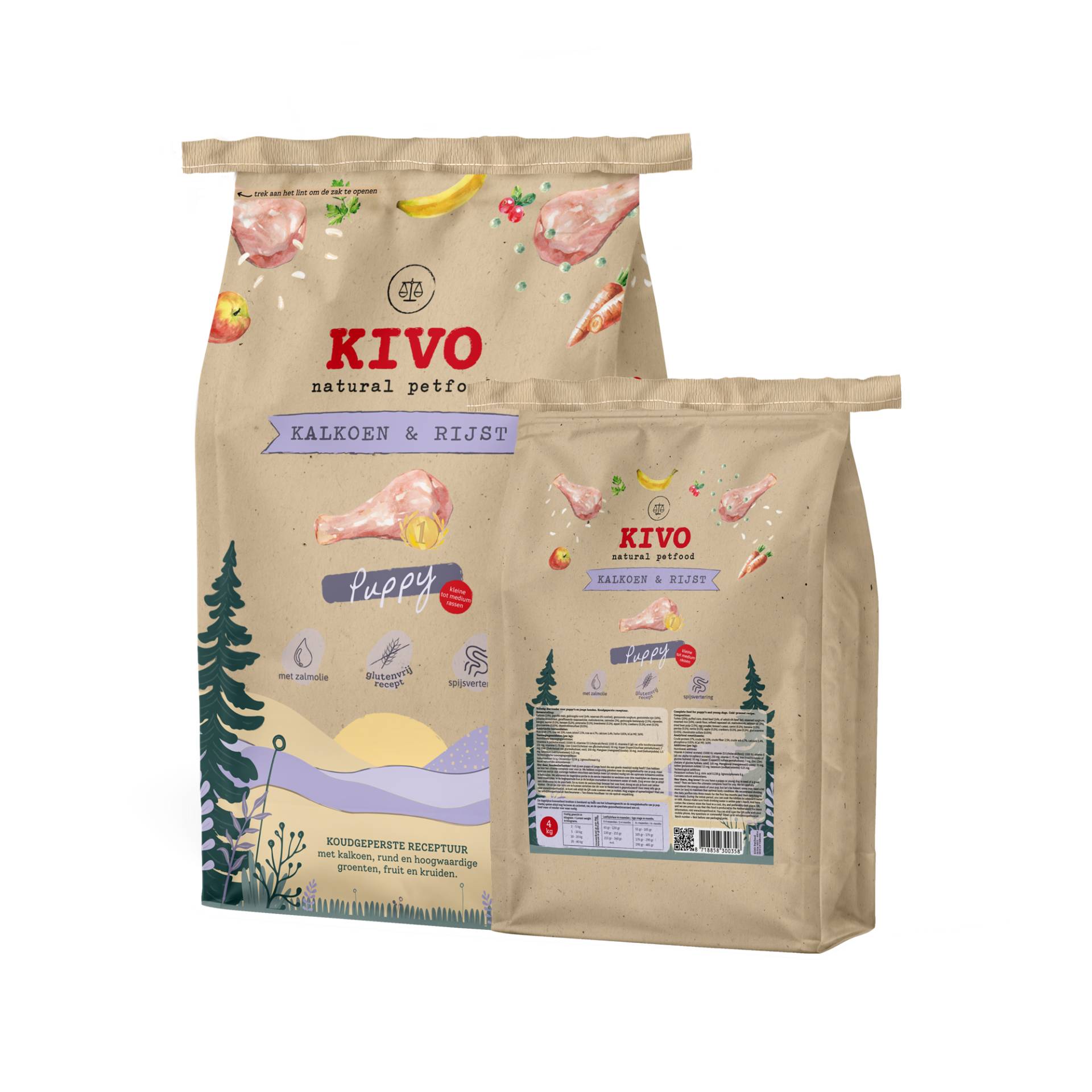 Kivo Pute & Reis Puppy Glutenfrei - 4 kg Kivo Pute & Reis Puppy Glutenfrei - 4 kg von Kivo