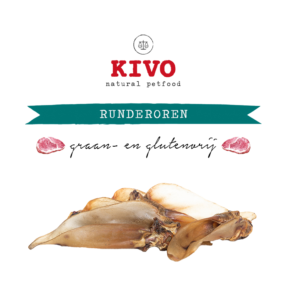 Kivo Rinderohren - 4 Stück Kivo Rinderohren - 4 Stück von Kivo