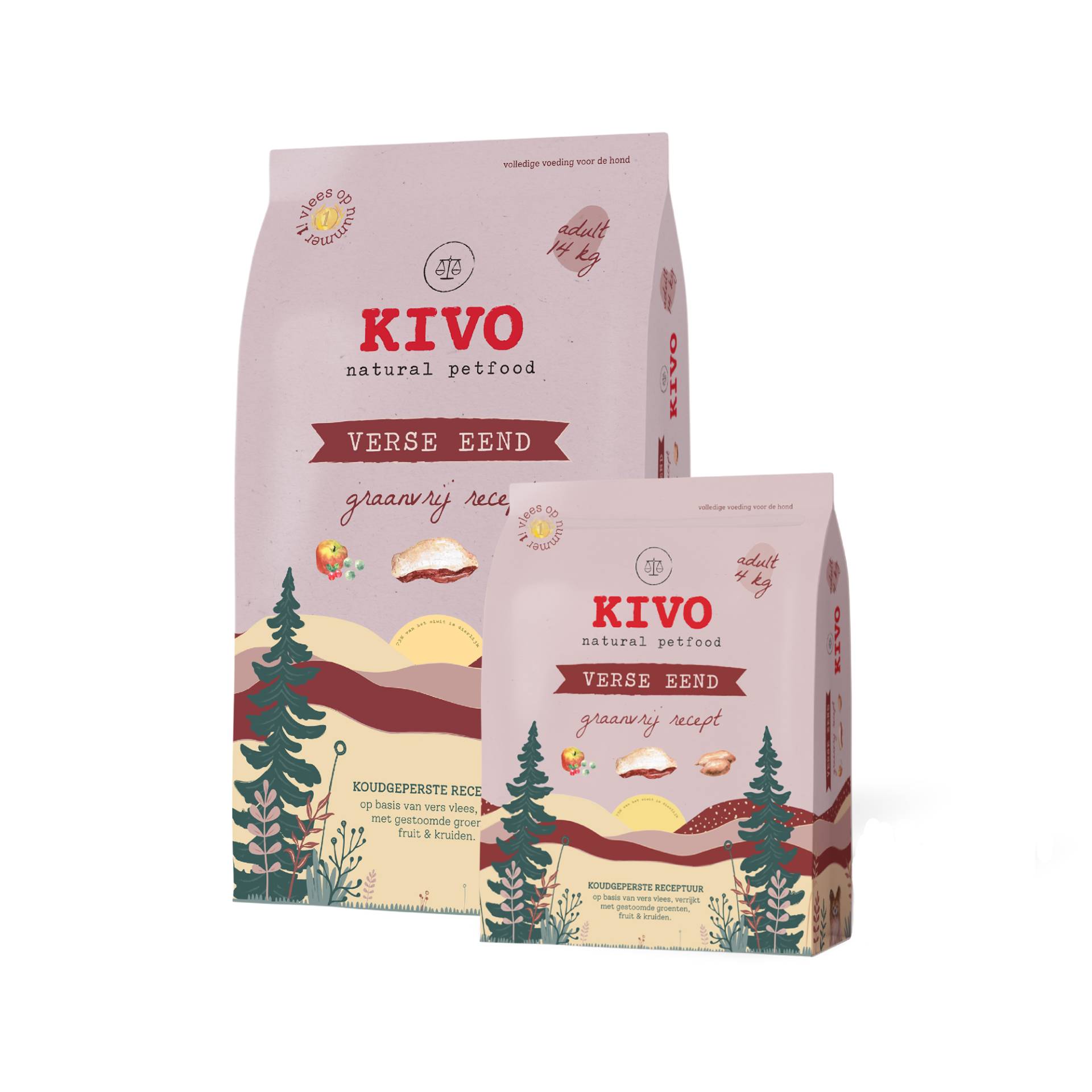 Kivo frische Ente getreidefrei - 2 x 14 kg von Kivo