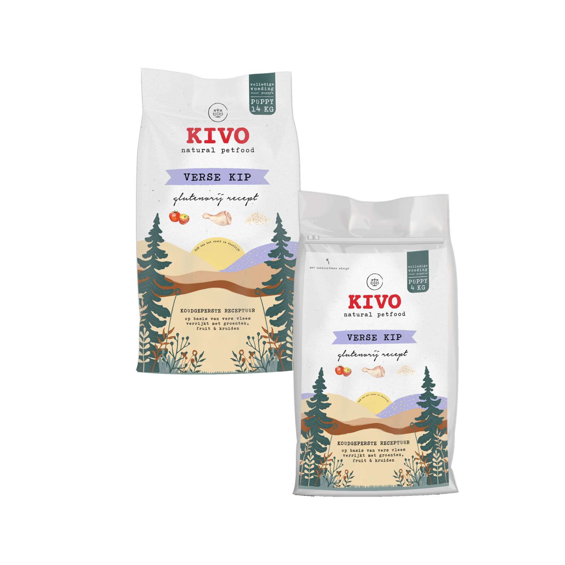 Kivo frisches Hähnchen Welpe glutenfrei - 14 kg von Kivo