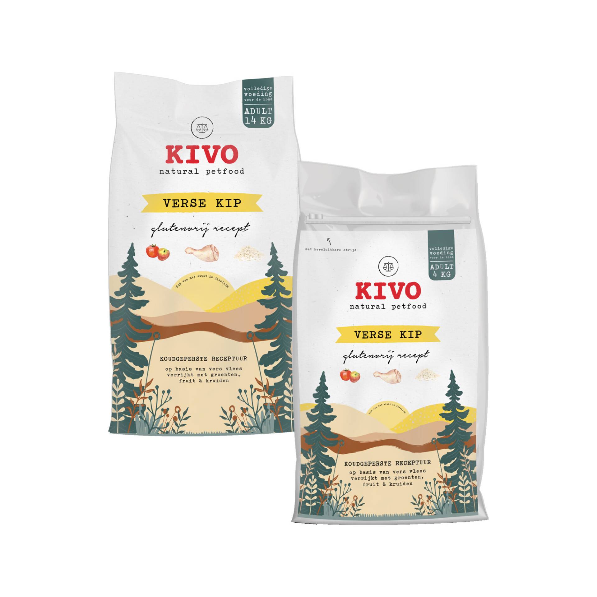 Kivo frisches Hähnchen glutenfrei - 2 x 14 kg von Kivo