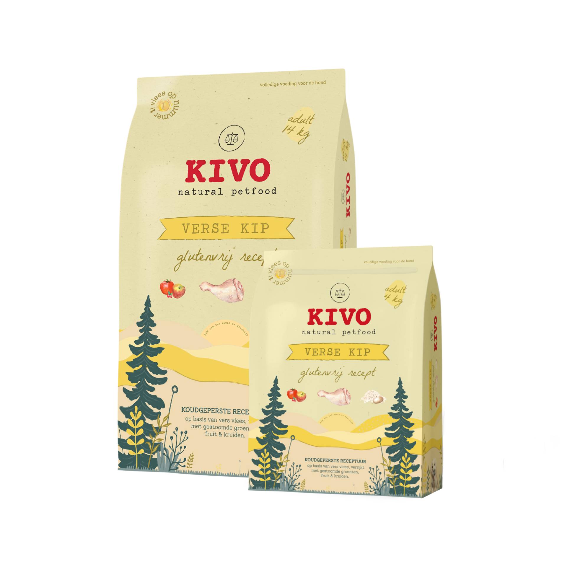 Kivo frisches Hähnchen glutenfrei - 2 x 14 kg von Kivo