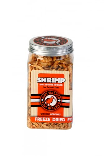 KIWI WALKER Gefriergetrockneter Leckerbissen für Hunde (1 Packung, Shrimps) von KIWI WALKER