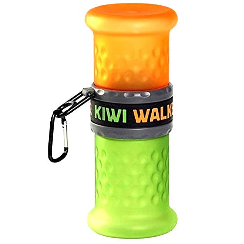 Kiwi Walker 2in1 Reiseflasche, Orange/Limettengrün von Kiwi Walker
