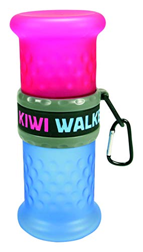 Kiwi Walker 2in1 Reiseflasche, Rosa/Blau von Kiwi Walker