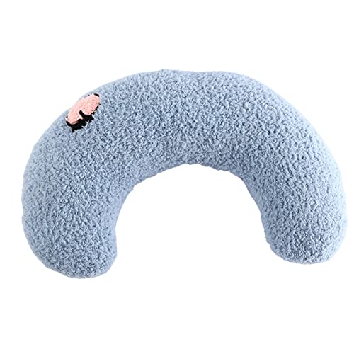 Beruhigendes Kissen für Hunde, U-förmiges Kissen für Haustiere, bequemes Plüsch-Nackenkissen für Haustiere, halber Donut-Nackenschutz, Kuschelkissen, weiches, flauschiges Haustier-Beruhigungsspielzeug Beruhigendes Kissen für Hunde, U-förmiges Kissen für Haustiere, bequemes Plüsch-Nackenkissen für Haustiere, halber Donut-Nackenschutz, Kuschelkissen, weiches, flauschiges Haustier-Beruhigungsspielzeug von Kixolazr