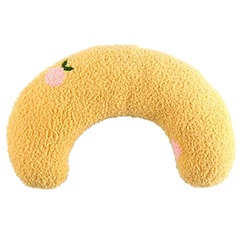 Beruhigendes Kissen für Hunde, U-förmiges Kissen für Haustiere, bequemes Plüsch-Nackenkissen für Haustiere, halber Donut-Nackenschutz, Kuschelkissen, weiches, flauschiges Haustier-Beruhigungsspielzeug Beruhigendes Kissen für Hunde, U-förmiges Kissen für Haustiere, bequemes Plüsch-Nackenkissen für Haustiere, halber Donut-Nackenschutz, Kuschelkissen, weiches, flauschiges Haustier-Beruhigungsspielzeug von Kixolazr