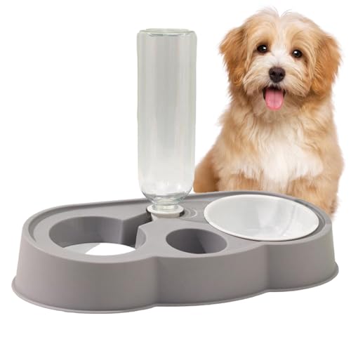 Kixolazr Automatischer Katzenwasserspender, Katzenfutter- und Wassernapf-Set,500 ml automatischer Wasserspender für Haustiere und Katzen | Rutschfester Boden, Abnehmbarer Siphon-Wasserspender für Kixolazr Automatischer Katzenwasserspender, Katzenfutter- und Wassernapf-Set,500 ml automatischer Wasserspender für Haustiere und Katzen | Rutschfester Boden, Abnehmbarer Siphon-Wasserspender für von Kixolazr