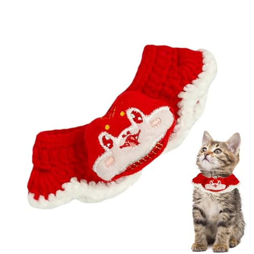 Kixolazr Gestricktes Halsband für Katzen – Haustier-Welpen, Strickschal, Lätzchen – Haustierbedarf, warmes Basic Hundehalsband für kleine und mittelgroße und große Haustiere, Hunde und Katzen Kixolazr Gestricktes Halsband für Katzen – Haustier-Welpen, Strickschal, Lätzchen – Haustierbedarf, warmes Basic Hundehalsband für kleine und mittelgroße und große Haustiere, Hunde und Katzen von Kixolazr