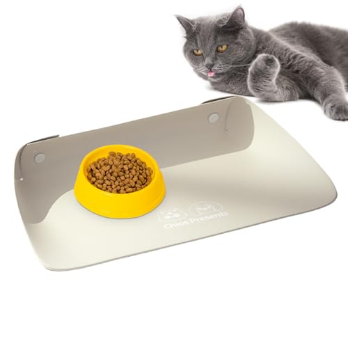 Kixolazr Haustierfuttermatte | Kätzchen-Tischset zum Füttern – rutschfestes, spritzwassergeschütztes Platzset für Hunde und Katzen, mehrere Haustiere im Haushalt von Kixolazr
