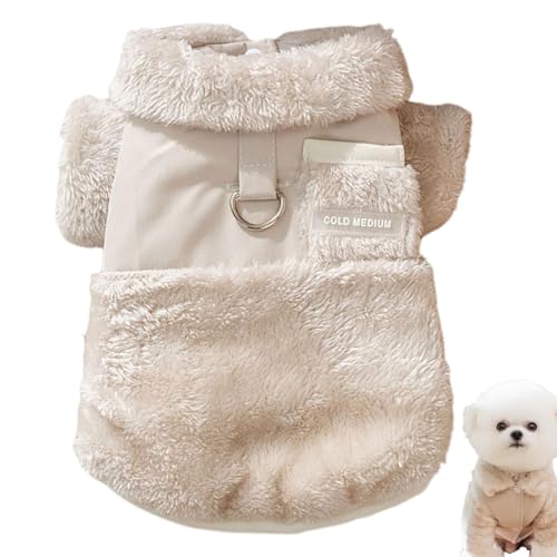 Kixolazr Herbstliche Hundekleidung, Hundemantel für kaltes Wetter,Warmer Welpenmantel für kaltes Wetter mit Seilring | Warme Hunde-Baumwoll-Outfits, doppelseitige Kleidung für das Herbstfest Kixolazr Herbstliche Hundekleidung, Hundemantel für kaltes Wetter,Warmer Welpenmantel für kaltes Wetter mit Seilring | Warme Hunde-Baumwoll-Outfits, doppelseitige Kleidung für das Herbstfest von Kixolazr