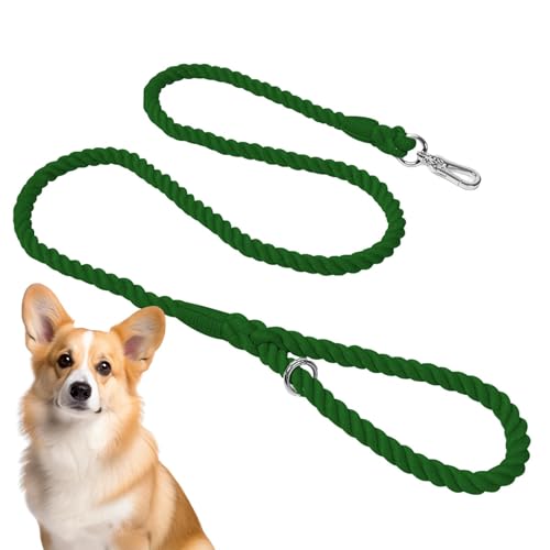 Kixolazr Hundeleinen für mittelgroße Hunde, Hundeleinen für hohe Beanspruchung,Welpenleinen 5 Fuß stabile Seilleinen - Multifunktionales Hundetraining, wiederverwendbar und robust für Spaziergänge im Kixolazr Hundeleinen für mittelgroße Hunde, Hundeleinen für hohe Beanspruchung,Welpenleinen 5 Fuß stabile Seilleinen - Multifunktionales Hundetraining, wiederverwendbar und robust für Spaziergänge im von Kixolazr
