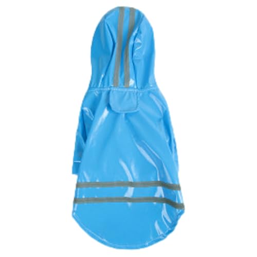 Kixolazr Hunderegenmantel,Hunderegenmantel, Haustier-Regenjacke, Regenmäntel mit Kapuze, Haustier-Regenjacke, wasserdichte Regenmäntel, Kleidung, Regenponcho-Jacke, leicht, für Katzen, kleine Hunde von Kixolazr