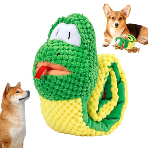 Kixolazr Hundeschlangenspielzeug Unzerstörbar, Schlangenhundespielzeug | Quietschendes Hunde-Puzzlespielzeug | Quietschendes Schlangen-Hundespielzeug, Kauplüschspielzeug für die Zahnreinigung von Kixolazr Hundeschlangenspielzeug Unzerstörbar, Schlangenhundespielzeug | Quietschendes Hunde-Puzzlespielzeug | Quietschendes Schlangen-Hundespielzeug, Kauplüschspielzeug für die Zahnreinigung von von Kixolazr