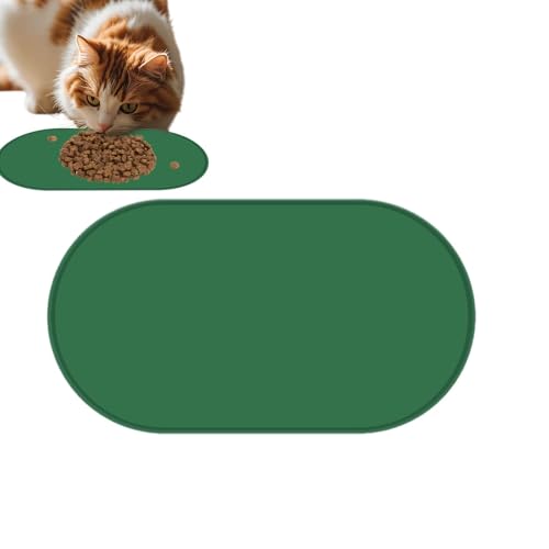 Kixolazr Silikon -Haustier -Fütterungsmatte, Silikonhundmatten für Nahrung und Wasser,Ölsicheres Silikon-Katzenmatten-Welpenschüssel-Pad - Wiederverwendbares Hundezubehör Wasserschüssel -Pad für Innen Kixolazr Silikon -Haustier -Fütterungsmatte, Silikonhundmatten für Nahrung und Wasser,Ölsicheres Silikon-Katzenmatten-Welpenschüssel-Pad - Wiederverwendbares Hundezubehör Wasserschüssel -Pad für Innen von Kixolazr