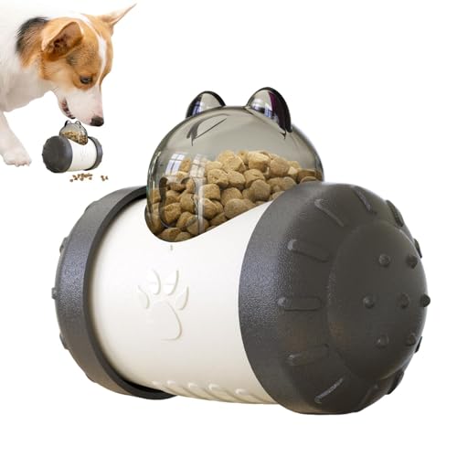 Leckerli-Spender-Spielzeug für Hunde, Tumbler-Haustierspielzeug - Interaktiver Tumbler Swing Futterspenderball für Katzen - Hundefutter-Puzzleball, Leckfutterspielzeug, verbessert das IQ-Training für von Kixolazr