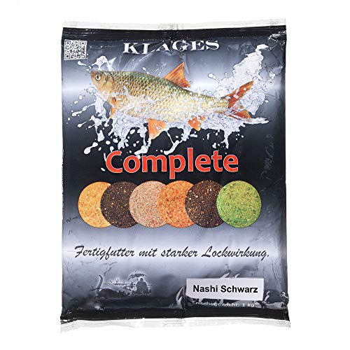 Klages 1kg Complete Fertigfutter Nashi Schwarz Angeln Angel Futter Lockfutter von Klages