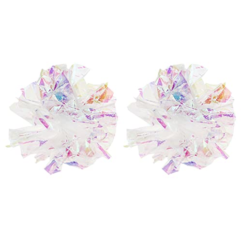 2pcs Crinkle Bälle Für Katze 2 Zoll Farbenfrohe Stress Spielzeug Leichter Leuchtender Farbstoff Freier Für Katzen Zum Spielen von Klaisy