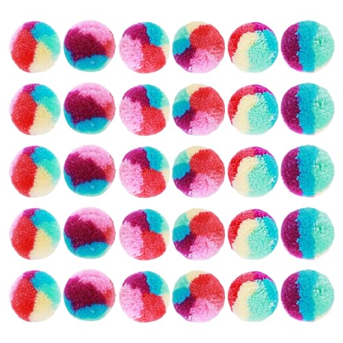 30pcs Regenbogen Katzen Übung Spielzeug Haustier Interaktives Spielzeugverbesserung Der Aktivität Und Innenräume Spielzeugdauerhaft von Klaisy