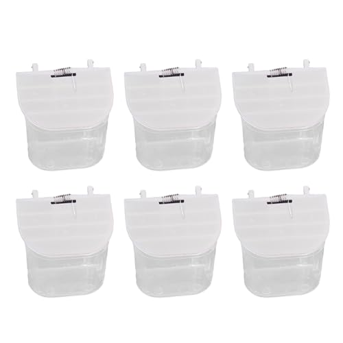 Externe Vogelfutterfutterhäuschen Hangable Feeding Box Vogelfutterhäuschen Antispill Vogel Samenbehälter Mit Großer Kapazität 6pcs von Klaisy