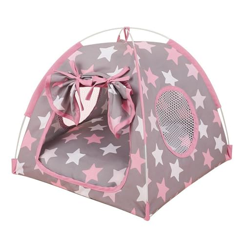 Haustier Tipee Hunde Katzenbett Für Katzenhunde Freien Camping Zelt Tragbares Leichte Welpenkatze Haustier Zelt Feuchtigkeitsdicht von Klaisy