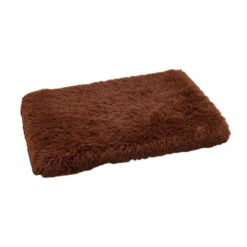 Klaisy Übergroßes Hundebett mit pelzigem Bezug, weiches Nest, dickes langhaariges Bett, Hundesofa, Nest, Haustierkissen von Klaisy
