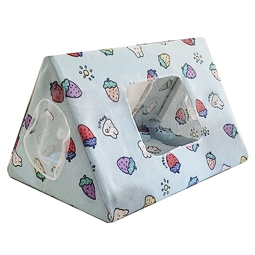 Pet Habitat-Décor Zelt Hamster Nest Spielzeug Winter Bettwäsche Versteck Tunnel Käfig Dreieck-Spielzelt für Kleintiere Pet Habitat-Décor Zelt Hamster Nest Spielzeug Winter Bettwäsche Versteck Tunnel Käfig Dreieck-Spielzelt für Kleintiere von Klaisy