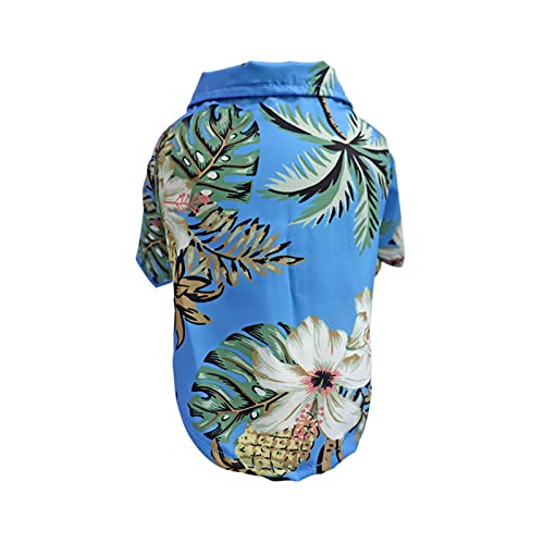 Strandhundhemd Hawaiianer Hundhemden Coole Hund Kleidung Hund T Shirt Beach Welpe Hemd Atmungsaktives Sommerhundhemden von Klaisy