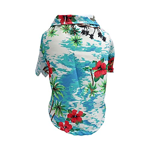 Strandhundhemd Hawaiianer Hundhemden Coole Hund Kleidung Hund T Shirt Beach Welpe Hemd Atmungsaktives Sommerhundhemden von Klaisy