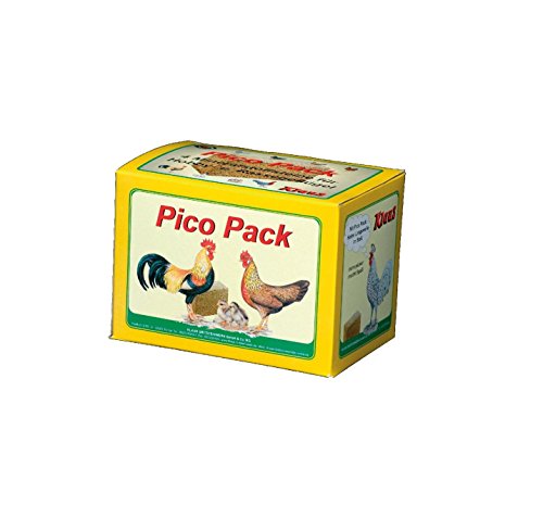 PICO - Pack - 4 Stück - Geflügelstein dient der Besseren Federbildung, fördert Das Wachstum der Küken und beugt Federfressen vor von Klaus