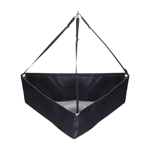 Kleagary Feeder Heu Lagerung Fütterung Pferd Slow Feeder Heu Bag Dreieck Heutasche für Kuh, Rinder, Ziegen, Pferde Ranch Kleagary Feeder Heu Lagerung Fütterung Pferd Slow Feeder Heu Bag Dreieck Heutasche für Kuh, Rinder, Ziegen, Pferde Ranch von Kleagary