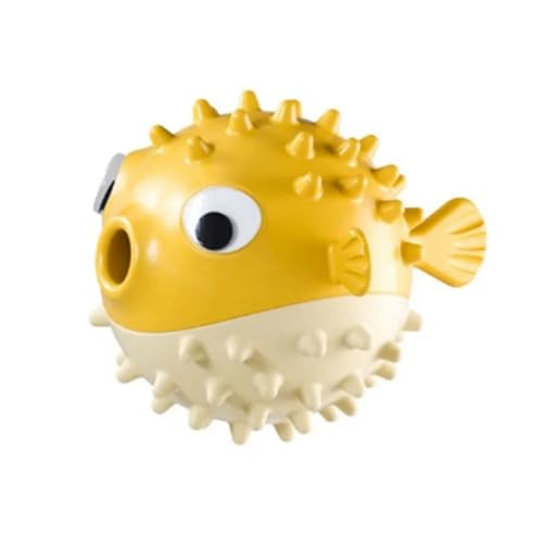 Kleagary Hundeauslaufball Fischform Molar Bite Toys Hund Zähne Reinigung Ball Futter Leckage Kauspielzeug Gelb Kleagary Hundeauslaufball Fischform Molar Bite Toys Hund Zähne Reinigung Ball Futter Leckage Kauspielzeug Gelb von Kleagary