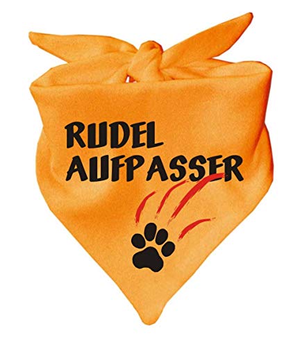 Hunde Dreiecks Halstuch (Fb: gelb) (Gr. 1 (55 cm)) Rudelaufpasser von Kleiner Fratz