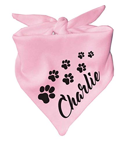Hunde Dreiecks Halstuch (Fb: rosa) (Gr. 1 (55 cm)) Name des Hundes von Kleiner Fratz