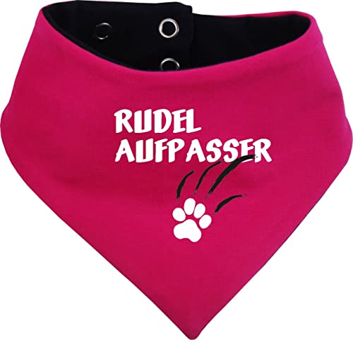 Kleiner Fratz Hunde Wende- Halstuch Multicolor (Fb: pink-Navy) (Gr.5 - HU 52-60 cm) Rudelaufpasser von Kleiner Fratz