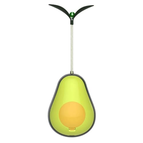 Knadgbft Beliebtes Neues Katzenspielzeug in Avocado-Form, Multifunktionaler Minzball, Ausgelaufenes -Spielzeug, Katzenspielzeug 107 X 80 mm von Knadgbft