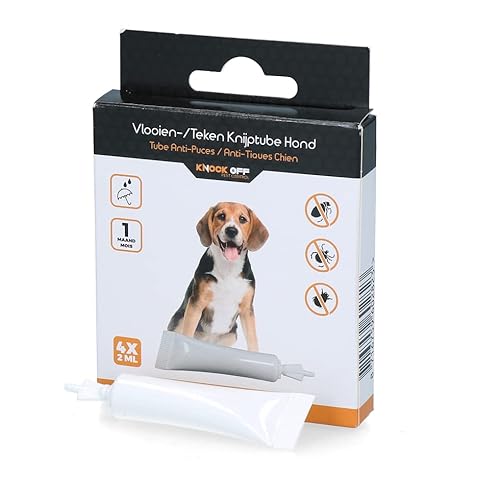 Knock Pest Control Flohzeckenpipette – Flohpipette – Antifloh – Geeignet für Hunde von 5 bis 15 kg – Niederländische und französische Anleitung – Ungiftig von Knock Off Pest Control