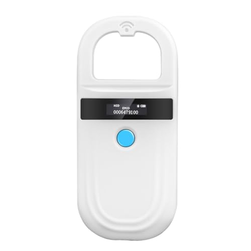Knoruley Handheld 134,2 kHz RFID-Lesegerät für Tiere, Haustier, Katze, Hund, Mikro-Chip-Scanner, B Glaschip, USB/Bluetooth-Tag-Lesegerät Knoruley Handheld 134,2 kHz RFID-Lesegerät für Tiere, Haustier, Katze, Hund, Mikro-Chip-Scanner, B Glaschip, USB/Bluetooth-Tag-Lesegerät von Knoruley