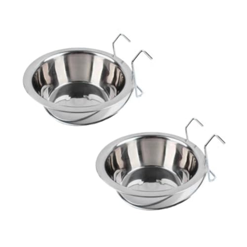 Knoruley Wassernapf zum Aufhängen für Zwinger, Welpennäpfe Aus Edelstahl, Wassernapf für Hundeboxen, Futternapf für Hunde, Futterspender Knoruley Wassernapf zum Aufhängen für Zwinger, Welpennäpfe Aus Edelstahl, Wassernapf für Hundeboxen, Futternapf für Hunde, Futterspender von Knoruley