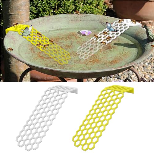 2 Stück Schwimmende Bieneninsel Bienentränke, Bienentränke Station, Schwimmende Bienenleiter, Bienen Bewässerung, Bienentränke Für Den Garten Balkon, Faltbar Schwimmende Leiter Für Imkerei Fütterungs von Knowlife