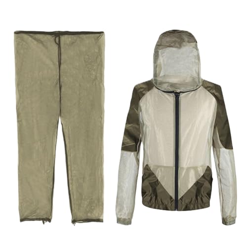 Fliegenabweisende Kleidung - Fliegendichte Atmungsaktive Mesh Kleidung - Faltbarer Schutz Einstellbare Passform Kleidung Für Garten Wandern Angeln Reisen von Knowlife