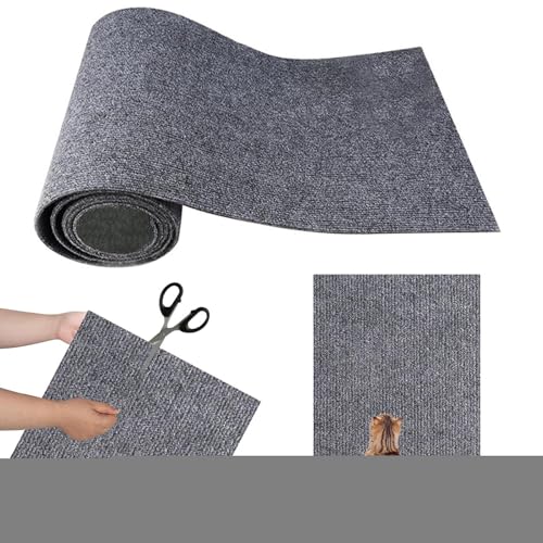 Katzenkratzmatten, Katzenkratzteppich - Selbstklebende Kratzteppichmatte für Katzen - Katzenkratzunterlage, Flacher Katzenkratzer, einfacher Polsteraustausch für Kratzbaumregale von Knowlife