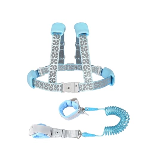 Kinder Geschirr Mit Leine - Verlustschutz Handgelenkband | Verstellbar Reflektierend Anti Verlust Handgelenk Verbindung Für Reisen Kinder Mädchen Outdoor Spazierengehen von Knowlife