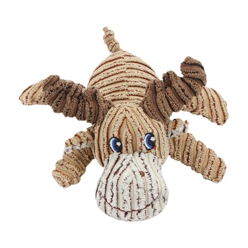 Knowlife Hund Kauspielzeug | Quietschendes Plüschspielzeug Für Hunde - Interaktives Spielzubehör Für Zahnen Von Haustieren,Für Innen Außen Garten Hof Garage Wohnzimmer von Knowlife