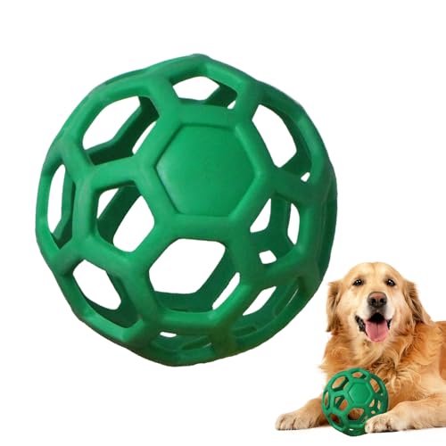 Knowlife Hundespielball,Elastischer Spielball Für Haustiere - Interaktiver Hochspringender Gummiball Für Kauphase Spielzeit Apportieren Draußen Training Drinnen Unterhaltung Bewegung von Knowlife